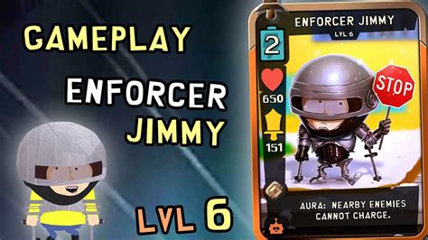 Gameplay Enforcer Jimmy Lvl 6 South Park Phone Destroyer Youtube