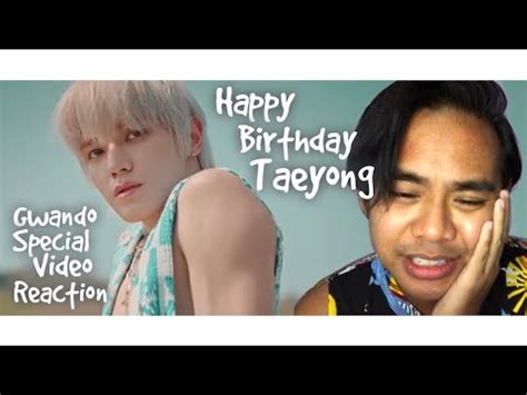 Taeyong Gwando Special Video Reaction Bias Day On Ron Reacts Happy