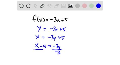 SOLVED:Find the inverse function of f. f(x)=3 x+5