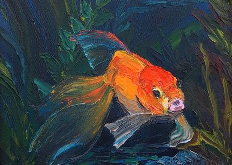 Koi Fish Oil Painting At Paintingvalley Com Explore Collection Of Koi