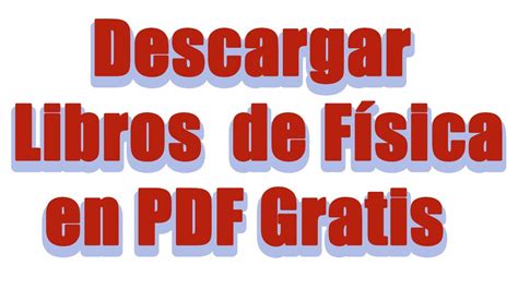 Descargar el libro de enoc pdf gratis español por por enoc. DESCARGAR LIBROS DE FISICA EN PDF GRATIS - YouTube