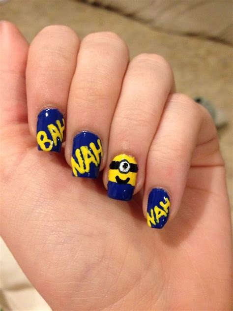 By My Fingertips Despicable Me Minions Nail Art