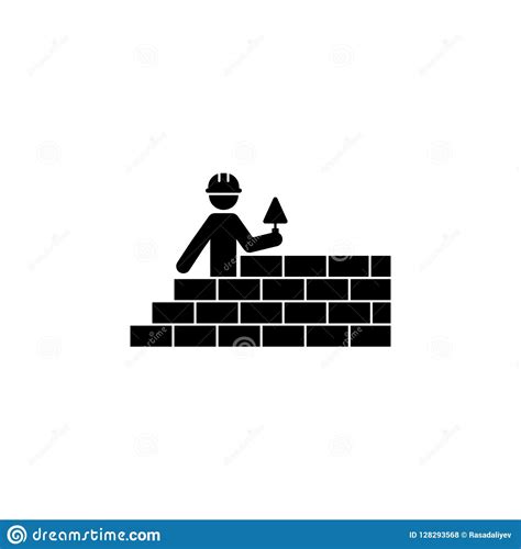 Construction Bricks Worker Icon Element Of Construction Worker For