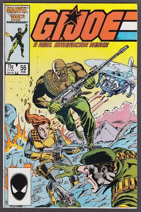 Gi Joe 56 Marvel Comic Book 2 1987
