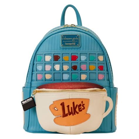 Loungefly Glimore Girls Luke S Diner Domed Coffee Cup Mini Backpack