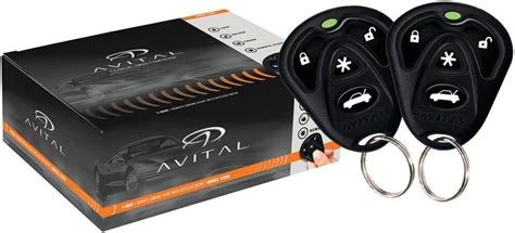 Avital 4105l Remote Start Keyless Entry Two 4 Button Remotes 1500ft