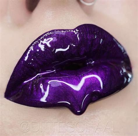 Purple Lips Lip Art Makeup Lip Art Purple Lips