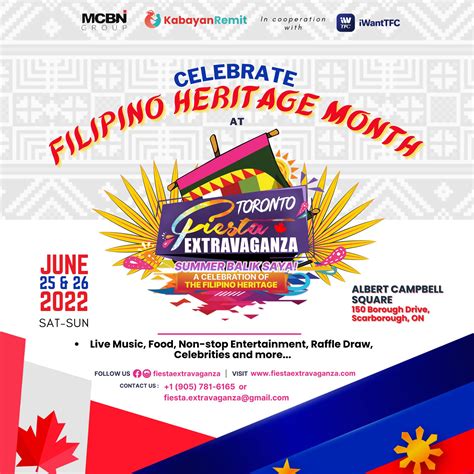 Celebrate Filipino Heritage Month At Fiesta Extravaganza Fiesta