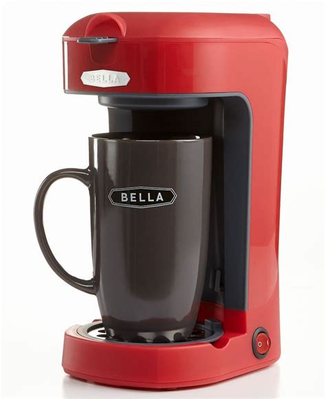 They have gained in popularity in recent years for their this coffee maker is all about flexability. Bella Scoop Single Serve One Cup Coffee Maker | One cup coffee maker, Single serve coffee makers ...
