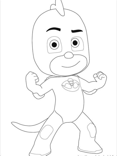 Pj Mask Gekko Drawing