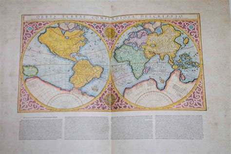 Map Of The World Replica Rumold Mercator Orbis Terra Catawiki