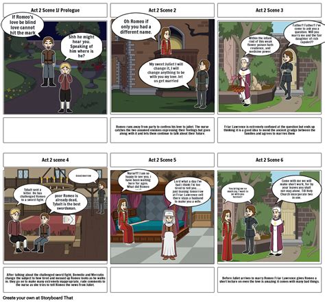 Ceilee Act 2 Scenes 12345 And Prologue Storyboard