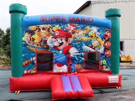Best Commercial Inflatable Mario Bouncer Combo House China Inflatable