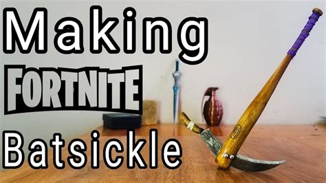 How To Make Fortnite Batsickle Diy Real Life Fortnite Items Youtube