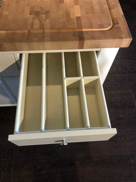 Clickdecor anson kitchen island bar cart with storage, butcher block table, rolling wheels and portable included: Lot - Canadel mobile kitchen island with butcher block ...