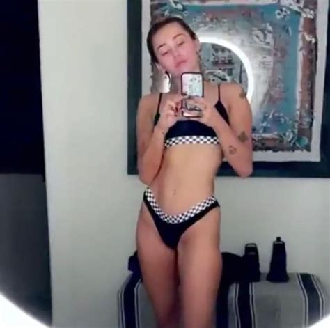 Miley Cyrus Risks Over Exposure In Dangerously High Cut Bikini In Sexy