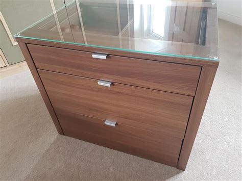 2 X Chests Of Drawers With Glass Top In Great Condition In Southville Bristol Gumtree