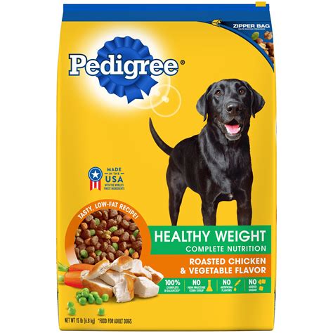 Pedigree Healthy Weight Roasted Chicken Vegetable Flavor Dry Dog Food