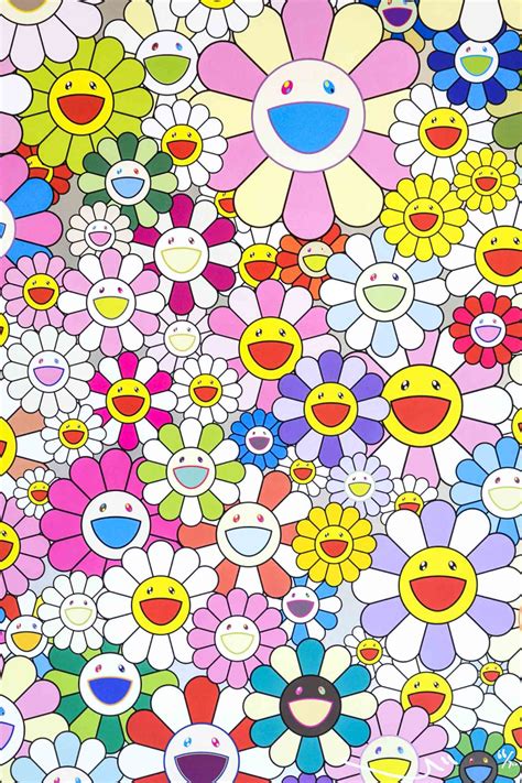 The best quality and size only with us! Takashi Murakami Flower iPhone Wallpapers - Wallpaper Cave