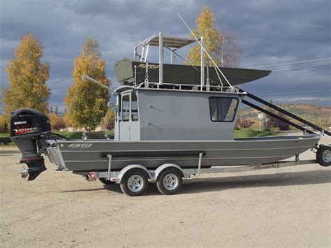 Yukon Moose Hunting Boat Boat Shop Inc Fairbanks Alaska