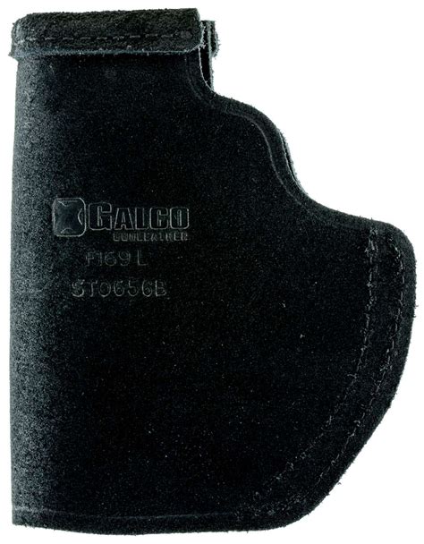 Galco Sto656b Stow N Go Black Leather Iwb Ruger Lc9 Wctc Laserguard