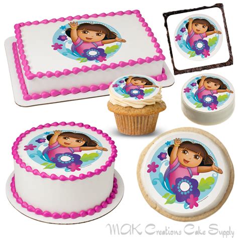 Dora The Explorer Cake Topper Dora The Explorer Cake Dora The