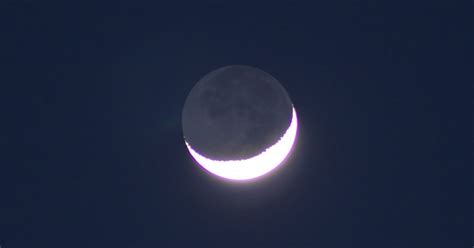 Earthshine On The Crescent Moon Stellar Neophyte Astronomy Blog