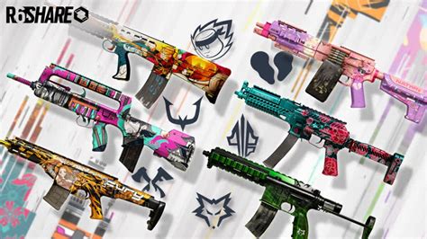 Rainbow Six Siege Releases New R6 Share Skins Featuring Mnm Parabellum