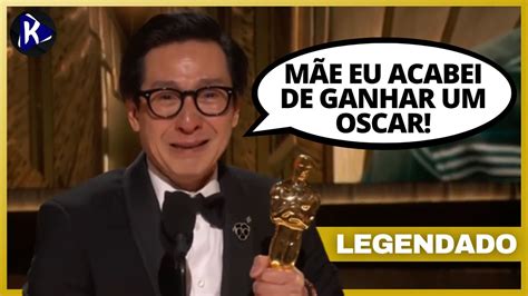 Ke Huy Quan Venceu Oscar De Melhor Ator Coadjuvante Assista Completo Legendado Youtube