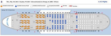 Boeing 787 Dreamliner Seat Map United Two Birds Home