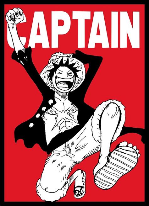 Luffy The Captain Poster Digital Art By Jeffery Hampton Fine Art America