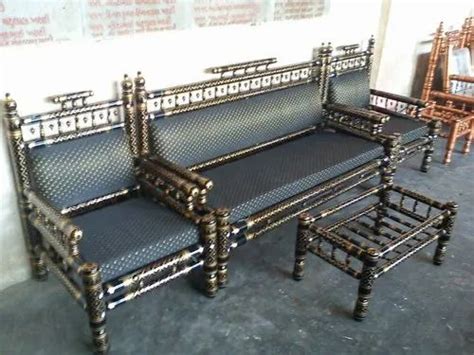 Gujarat Sankheda Sofa Set Amar Furniture Work For Home Dimension