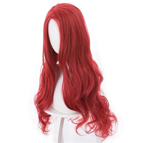 2018 Aquaman Mera Cosplay Wig Red 85cm Trendsincosplay