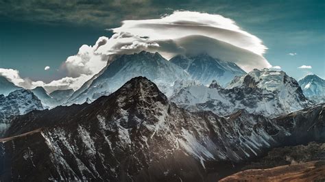 Nature Landscape Mountain Clouds Hill Nepal
