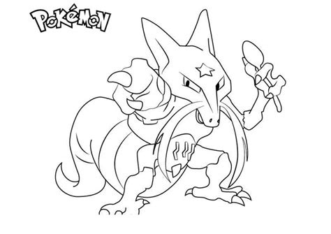 Kadabra Coloring Pages