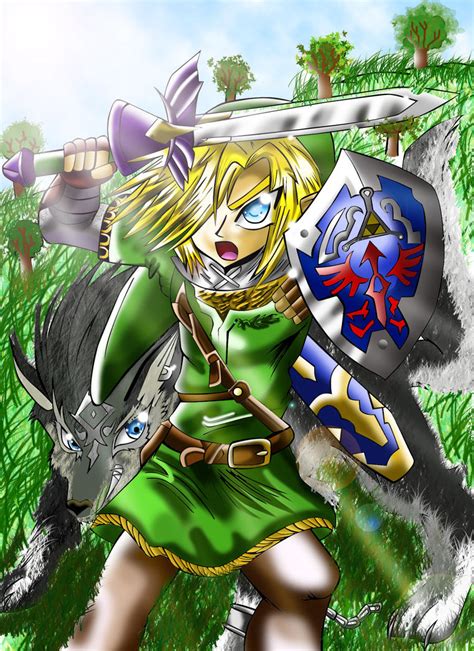 At The Legend Of Zelda Link By 3merald Princ3ss On Deviantart
