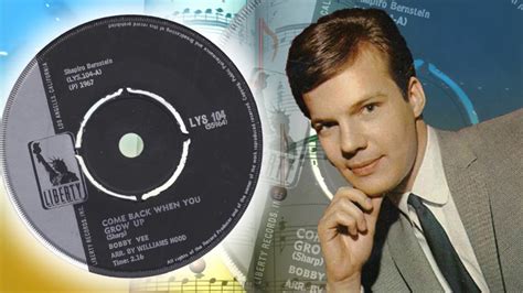 Bobby Vee Come Back When You Grow Up Youtube