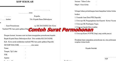 Detail Contoh Surat Permohonan Guru Baru Koleksi Nomer 27