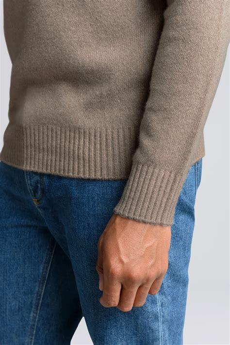 Light Brown Cashmere Sweater 100 Recycled Cashmere Asket