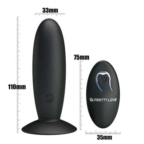 pretty love remote control vibrating plug 12 funkcji wibracji zdalne sterowanie Świetny