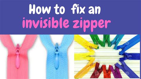 Shop for zippers made in the usa and more at zipper shipper! DIY: How To Fix Invisible Zipper Using the Best Footer for a Readymade Dress - YouTube
