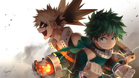 Haikyuu wallpaper cute anime wallpaper cartoon wallpaper wallpaper s wallpaper backgrounds wallpaper patterns wallpaper quotes wallpaper lockscreen desktop backgrounds. Download 1920x1080 Katsuki Bakugou, Izuku Midoriya, Boku ...