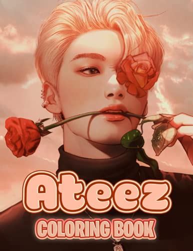 Ateez Coloring Book Interesting Coloring Book Suitable For All Ages Helping To Reduce Stress