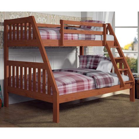Maisie Twin Over Full Slatted Bunk Bed Cinnamon Wax Finish Dcg Stores