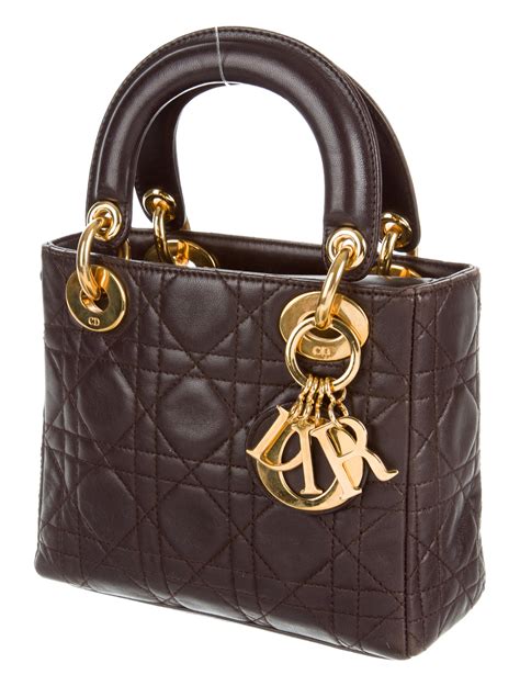 Christian Dior Mini Lady Dior Bag Handbags Chr59545 The Realreal