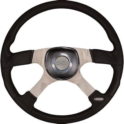 Steering Creations Inc Trucker 4 Series Steering Wheel — 18in Dia