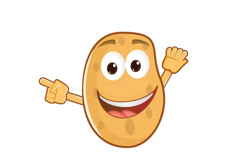 Download Potato Potato Character Cartoon Royalty Free Stock