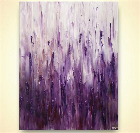 Abstract Paintings By Osnat Fine Art Purple Sparkle Purple Abstract