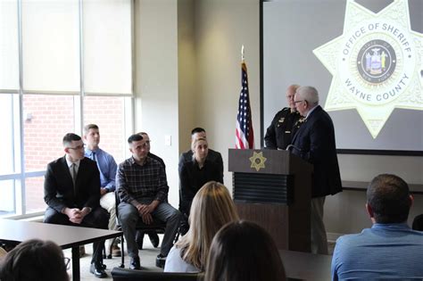 Wayne Co. Sheriff's Office welcomes six new recruits from law