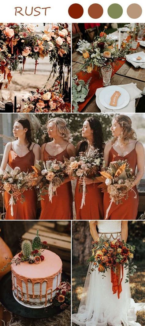 Maybe you would like to learn more about one of these? 20 Trending Rust Wedding Colors for Fall 2020 | Fall ...